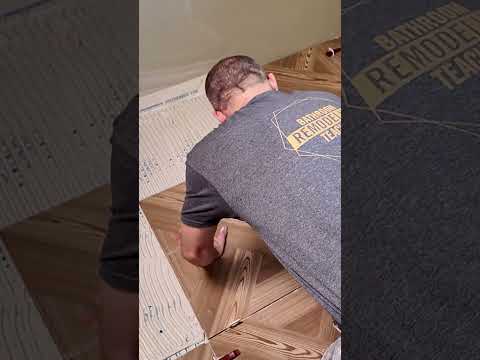 Working on a Large Tile Floor