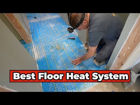 Best Way to Heat a Bathroom Floor